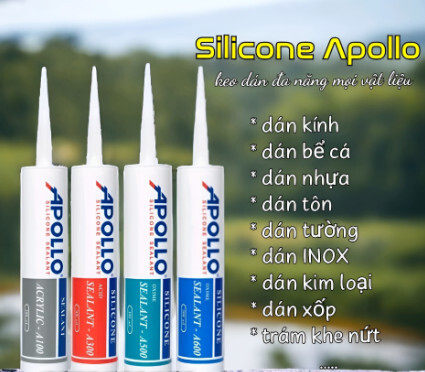 Keo silicone Apollo chuyên dụng